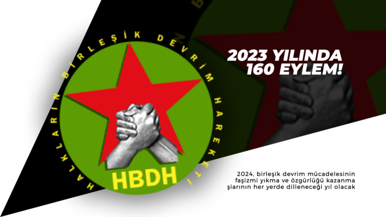 HBDH YK: “2023 yılı içerisinde 160 eylem gerçekleştirdik”